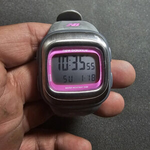 NEW BALANCE LADIES ECG ACCURATE HEART RATE TOUCH TECHNOLOGY 50M WR WRIST WATCH S